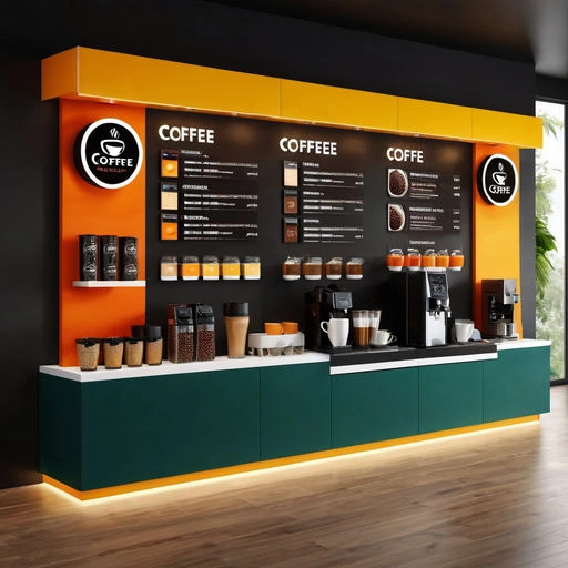 use backlit signage in the service station
